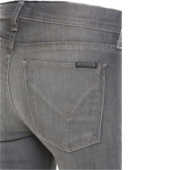 HUDSON Krista Super Skinny Jeans 5-Pocket Dungaree Denim Pants Mid-rise, Grey - Picture 4 of 13